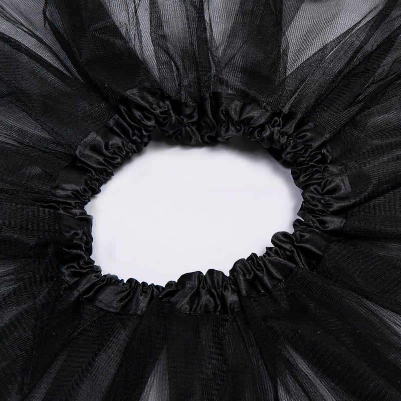 Vonokee Women's Tutu Skirt 50s/80s Vintage Ballet Dance Skirts for Cosplay Party,Neon Tutu Costume Skirts for St Patricks/Halloween - Image 2